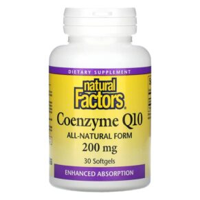 Natural Factors Coenzyme Q10 200 mg 30 viên 068958207216