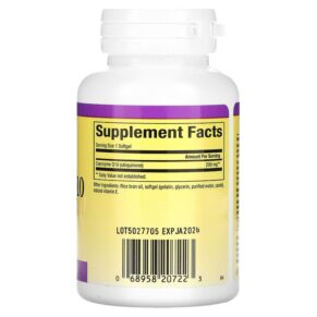 Natural Factors Coenzyme Q10 200 mg 60 Softgels 068958207223