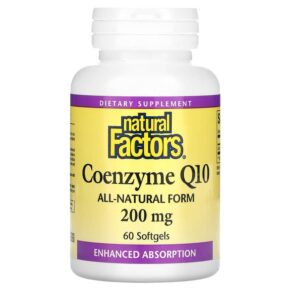 Natural Factors Coenzyme Q10 200 mg 60 viên 068958207223