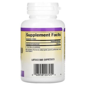 Natural Factors Coenzyme Q10 400 mg 60 Softgels 068958207254