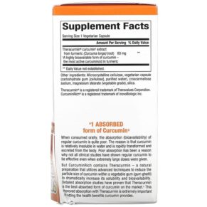 Natural Factors CurcuminRich Double Strength Theracurmin 120 Vegetarian Capsules 068958045481
