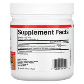 Natural Factors CurcuminRich Theracurmin & L-Glutamine 5.5 oz (156 g) 068958045498