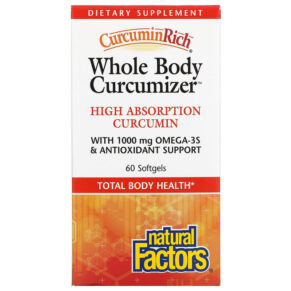 Natural Factors CurcuminRich Whole Body Curcumizer 60 viên 068958045559