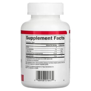 Natural Factors Easy Iron 20 mg 60 Chewable Tablets 068958016474