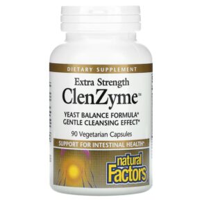 Natural Factors Extra Strength ClenZyme 90 viên 068958017266