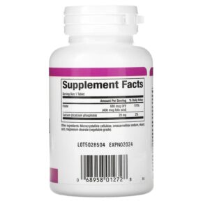 Natural Factors Folic Acid 400 mcg 90 Tablets 068958012728