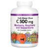 Natural Factors Fruit-Flavor Chew Vitamin C Blueberry Raspberry & Boysenberry 500 mg 180 bánh 068958013275