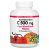Natural Factors Fruit-Flavor Chew Vitamin C Four Mixed Fruit Flavors 500 mg 90 bánh 068958013329
