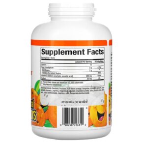 Natural Factors Fruit-Flavor Chew Vitamin C Tangy Orange 500 mg 180 Chewable Wafers 068958013312