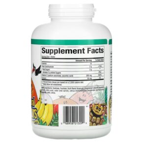 Natural Factors Fruit-Flavor Chew Vitamin C Tropical 500 mg 180 Chewable Wafers 068958013299