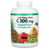 Natural Factors Fruit-Flavor Chew Vitamin C Tropical 500 mg 180 bánh 068958013299