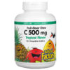 Natural Factors Fruit-Flavor Chew Vitamin C Tropical 500 mg 90 bánh 068958013282