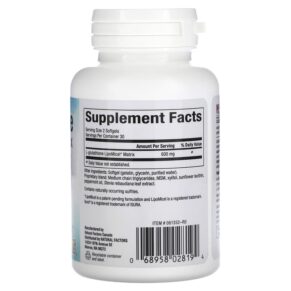 Natural Factors Glutathione LipoMicel Matrix 300 mg 60 Softgels 068958028194