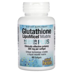 Natural Factors Glutathione LipoMicel Matrix 300 mg 60 viên 068958028194