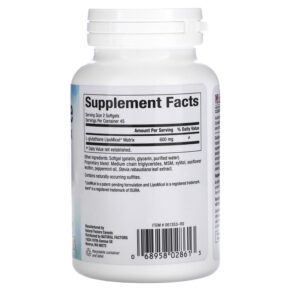 Natural Factors Glutathione LipoMicel Matrix 300 mg 90 Softgels 068958028613