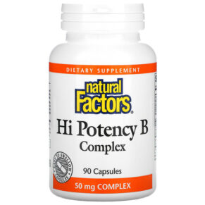 Natural Factors Hi Potency B Complex 90 viên 068958011219
