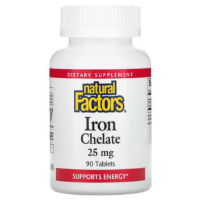 Natural Factors Iron Chelate 25 mg 90 viên 068958016405