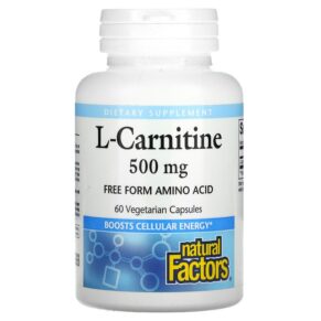 Natural Factors L-Carnitine 500 mg 60 viên 068958028019
