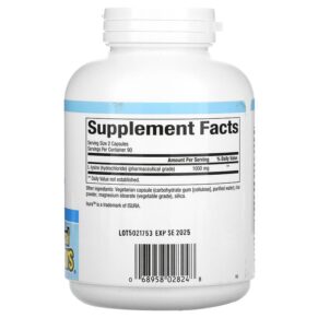 Natural Factors L-Lysine 500 mg 180 Vegetarian Capsules 068958028248