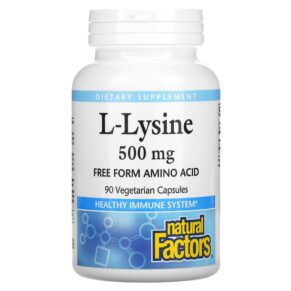 Natural Factors L-Lysine 500 mg 90 viên 068958028231