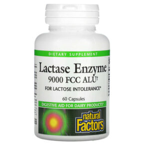 Natural Factors Lactase Enzyme 9.000 FCC ALU 60 viên 068958017402