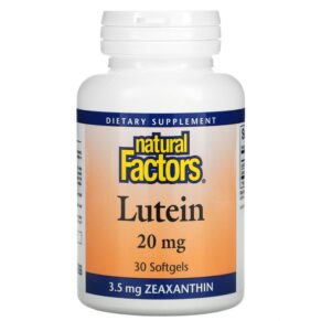 Natural Factors Lutein 20 mg 30 viên 068958010311