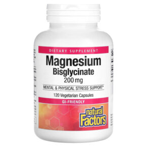 Natural Factors Magnesium Bisglycinate 200 mg 120 viên 068958016412