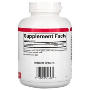 Natural Factors Magnesium Citrate 150 mg 180 Capsules 068958016535