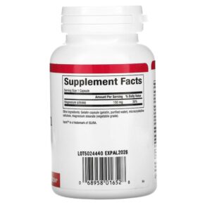 Natural Factors Magnesium Citrate 150 mg 90 Capsules 068958016528