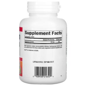Natural Factors Magnesium Citrate Key Lime 150 mg 60 Chewable Tablets 3 Natural Factors Magnesium Citrate Key Lime 150 mg 60 Chewable Tablets 068958016504