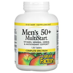 Natural Factors Men's 50+ MultiStart 120 viên 068958015736