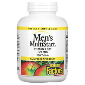 Natural Factors Men's MultiStart Vitamin A Day cho Nam 120 viên 068958015705