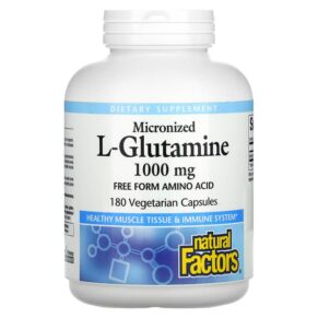 Natural Factors Micronized L-Glutamine 1.000 mg 180 viên 068958028118