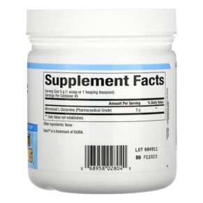 Natural Factors Micronized L-Glutamine Powder 5.000 mg 8 oz (226 g) 068958028040