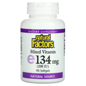 Natural Factors Mixed Vitamin E 134 mg (200 IU) 90 viên 068958014005