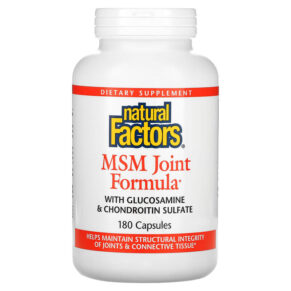Natural Factors MSM Joint Formula + Glucosamine & Chondroitin Sulfate 180 viên 068958026961