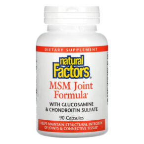 Natural Factors MSM Joint Formula + Glucosamine & Chondroitin Sulfate 90 viên 068958026954