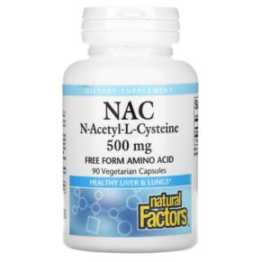 Natural Factors NAC N-Acetyl-L Cysteine 500 mg 90 viên 068958028156