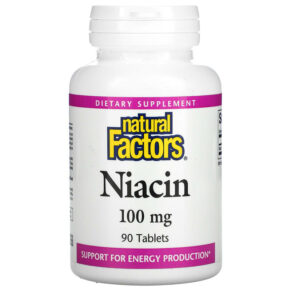 Natural Factors Niacin 100 mg 90 viên 068958012209