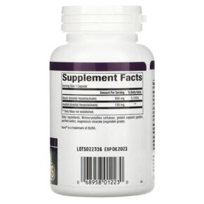 Natural Factors No Flush Niacin 500 mg 90 Capsules 068958012230