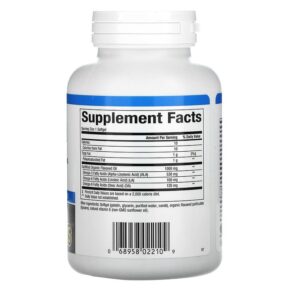 Natural Factors OmegaFactors Flaxseed Oil 1.000 mg 90 Softgels 068958022109