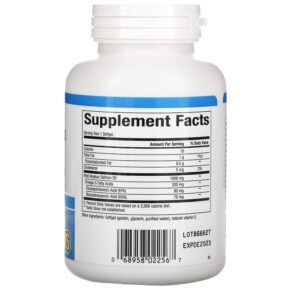 Natural Factors OmegaFactors Wild Alaskan Salmon Oil 1.000 mg 90 Softgels 068958022567