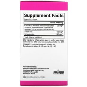 Natural Factors Patented Echinamide 60 Softgels 3 Natural Factors Patented Echinamide 60 Softgels 068958045238