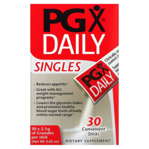Natural Factors PGX Daily Singles 30 Convenient Sticks (2.5 g) 068958035703