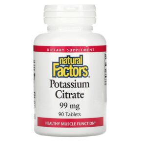 Natural Factors Potassium Citrate 99 mg 90 viên 068958016603