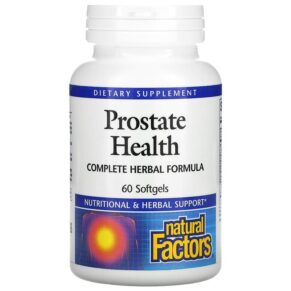 Natural Factors Prostate Health Complete Herbal Formula 60 viên 068958035123