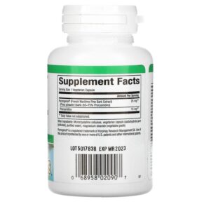 Natural Factors Pycnogenol 25 mg 60 Vegetarian Capsules 068958020907