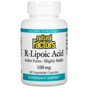 Natural Factors R-Lipoic Acid 100 mg 60 viên 068958020945