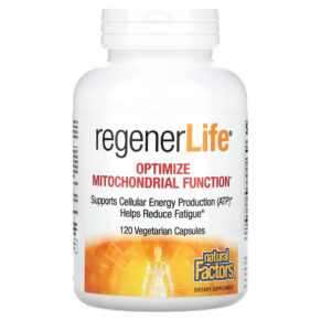 Natural Factors RegenerLife Optimize Mitochondrial Function 120 viên 068958019017