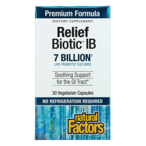 Natural Factors ReliefBiotic IB 7 Billion 30 viên 068958018614